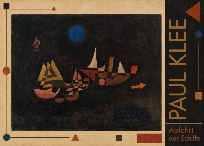 Paul Klee Abfahrt Der Schiffe No2 - Poszter