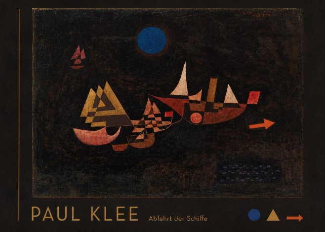 Paul Klee Abfahrt Der Schiffe No3 - Poszter