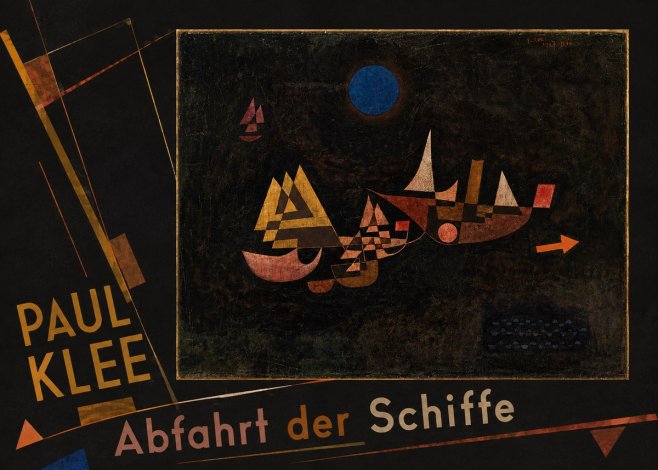 Paul Klee Abfahrt Der Schiffe No5 - Poszter