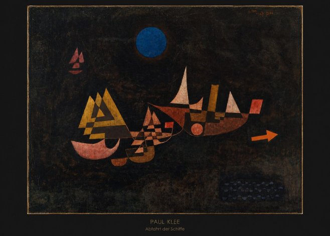Paul Klee Abfahrt Der Schiffe No6 - Poszter