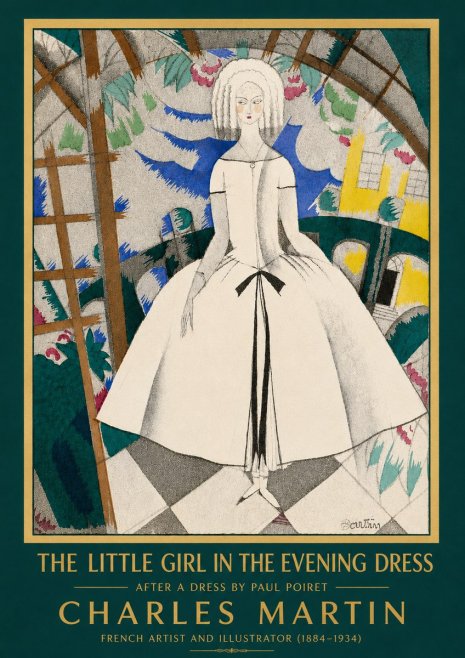 Charles Martin The Little Girl in the Evening Dress No4 - Poszter
