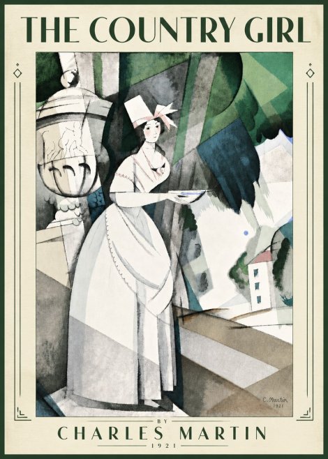 Charles Martin The Country Girl No5 - Poszter