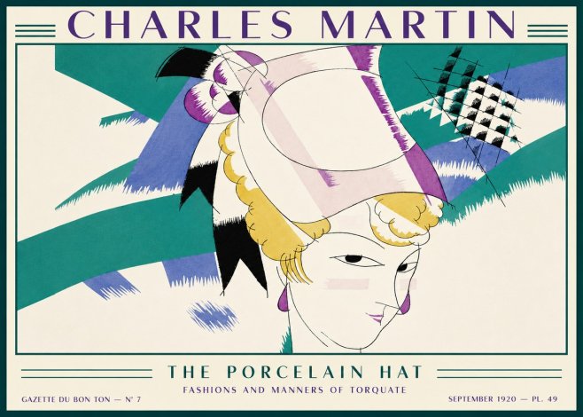 Charles Martin The Porcelain Hat No2 - Poszter