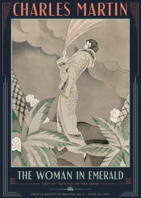 Charles Martin The Woman in Emerald No4 - Poszter