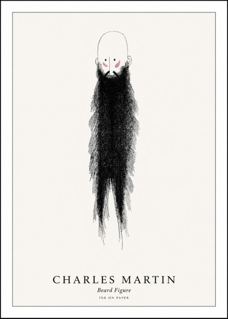 Charles Martin Beard Figure No1 - Poszter
