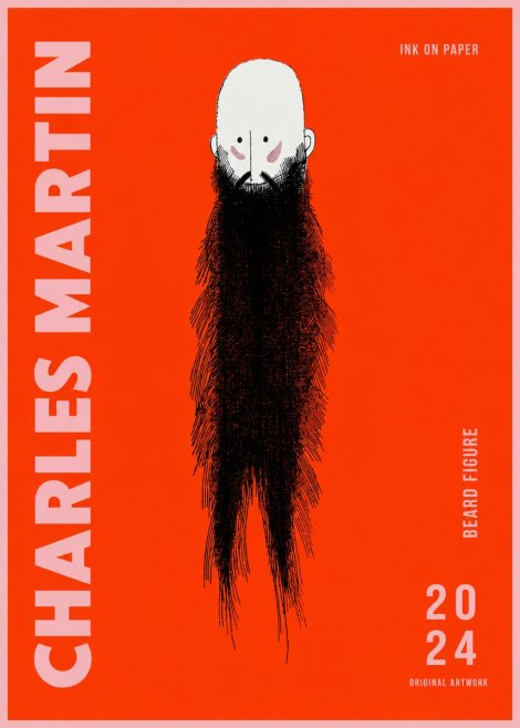 Charles Martin Beard Figure No2 - Poszter