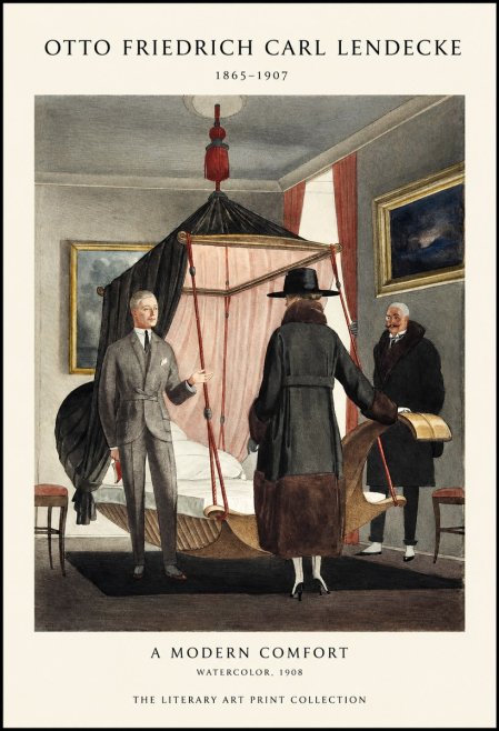 Otto Friedrich Carl Lendecke A Modern Comfort No1 - Poszter