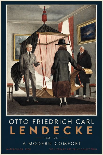 Otto Friedrich Carl Lendecke A Modern Comfort No2 - Poszter