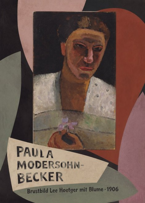 Paula Modersohn-Becker Brustbild Lee Hoetger Mit Blume No5 - Poszter
