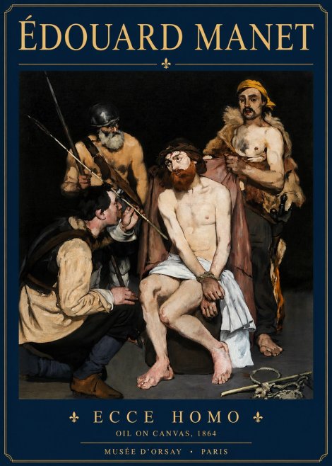 Édouard Manet Ecce Homo No3 - Poszter