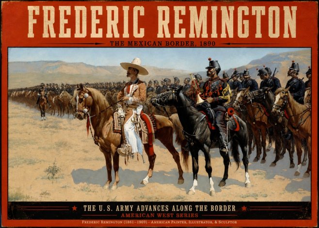 Frederic Remington The U.s. Army Advances Along the Border No2 - Poszter