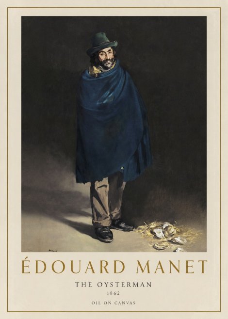 Édouard Manet The Oysterman No1 - Poszter