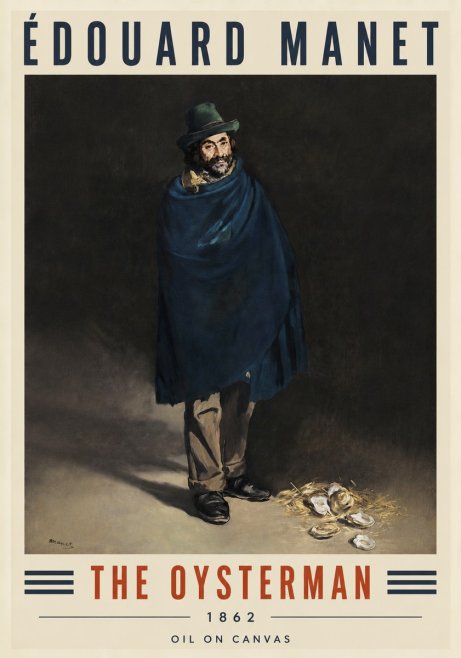 Édouard Manet The Oysterman No4 - Poszter