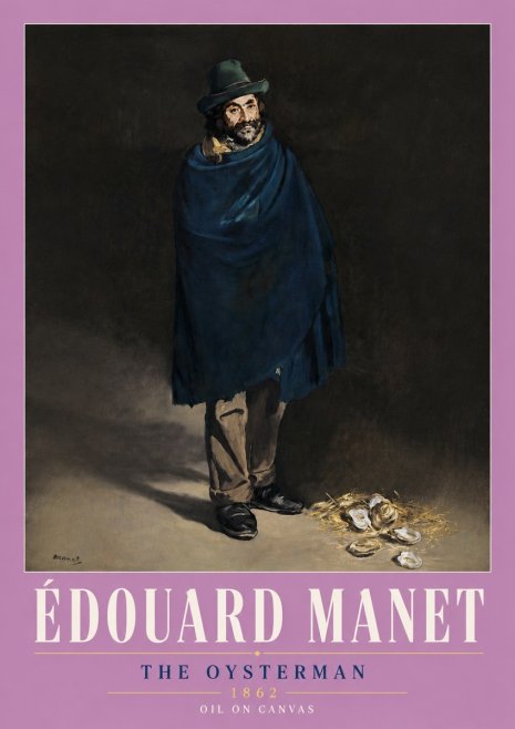 Édouard Manet The Oysterman No6 - Poszter