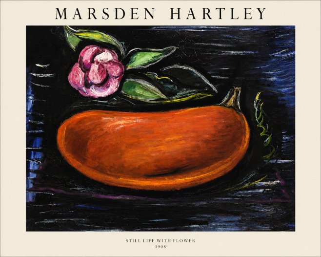 Marsden Hartley Still Life with Flower No1 - Poszter