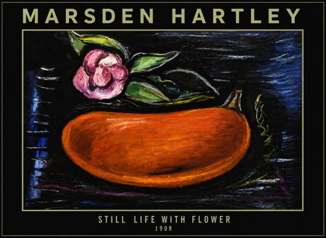 Marsden Hartley Still Life with Flower No4 - Poszter