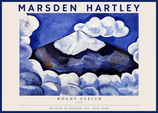 Marsden Hartley Mount Evelyn No2 - Poszter