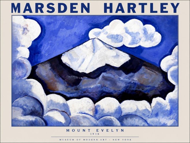 Marsden Hartley Mount Evelyn No5 - Poszter