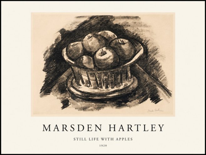 Marsden Hartley Still Life with Apples No1 - Poszter