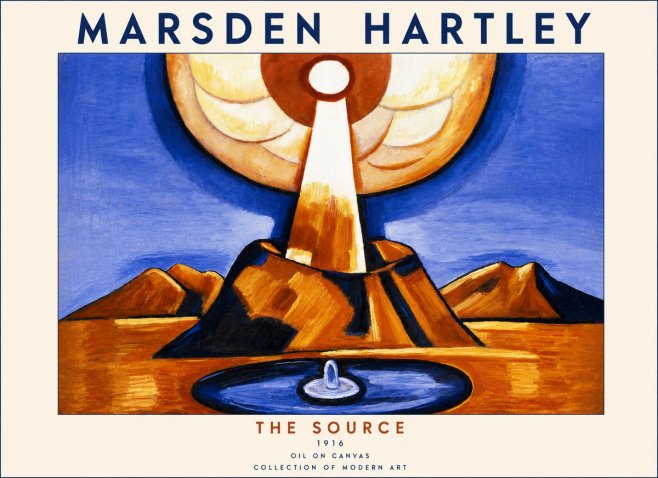 Marsden Hartley The Source No4 - Poszter