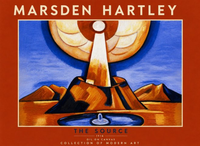 Marsden Hartley The Source No5 - Poszter