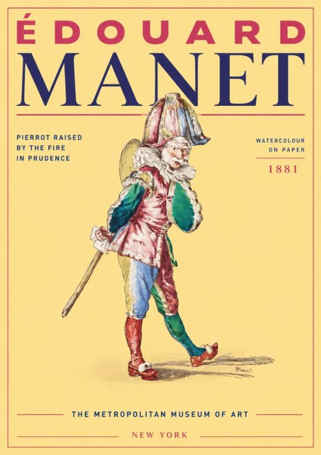 Édouard Manet Pierrot Raised by the Fire in Prudence No4 - Poszter