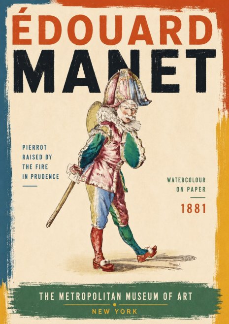 Édouard Manet Pierrot Raised by the Fire in Prudence No6 - Poszter