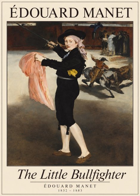 Édouard Manet The Little Bullfighter No1 - Poszter
