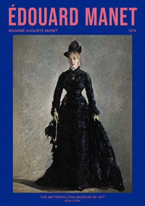 Édouard Manet Madame Auguste Manet No2 - Poszter
