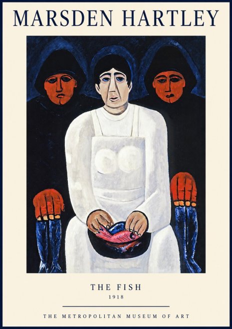 Marsden Hartley The Fish No1 - Poszter