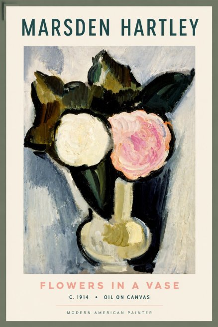 Marsden Hartley Flowers in a Vase No2 - Poszter