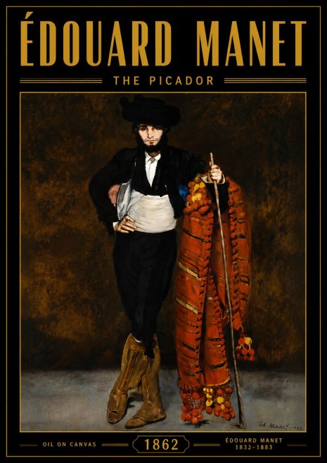 Édouard Manet The Picador No6 - Poszter