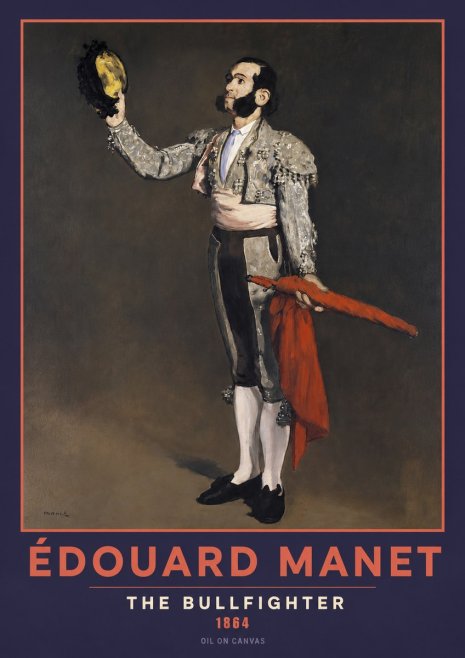 Édouard Manet The Bullfighter No3 - Poszter