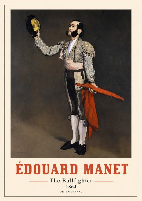Édouard Manet The Bullfighter No4 - Poszter