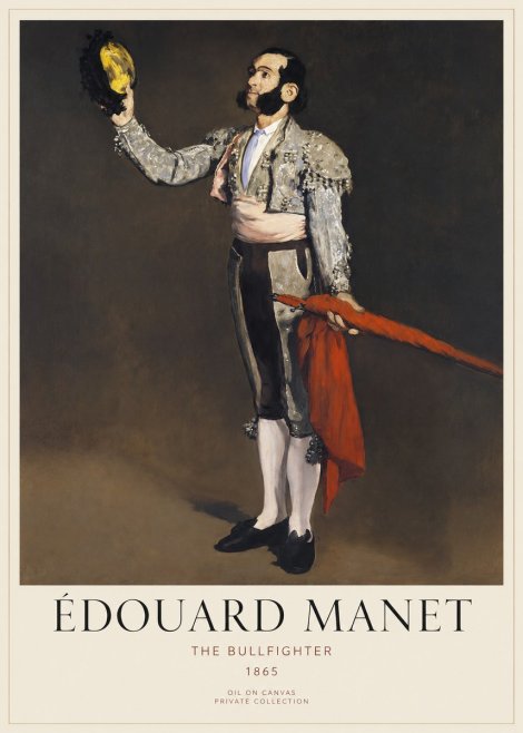 Édouard Manet The Bullfighter No6 - Poszter