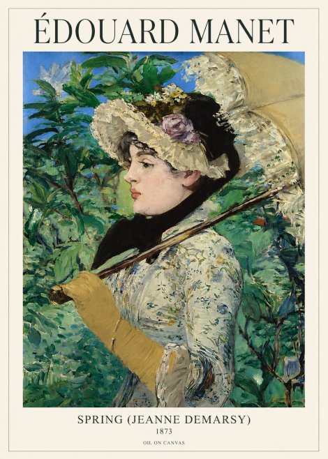 Édouard Manet Spring (Jeanne Demarsy) No1 - Poszter
