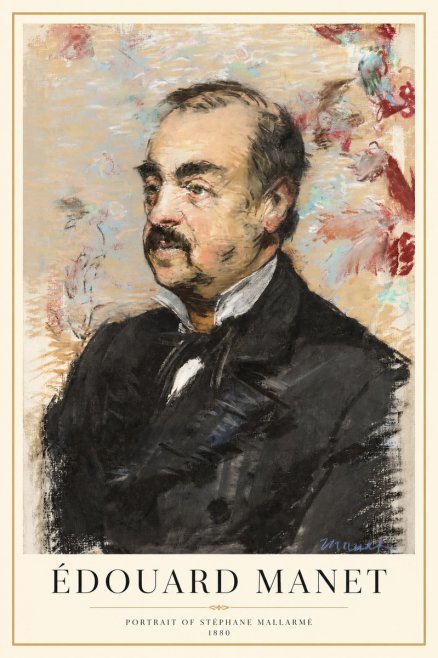 Édouard Manet Portrait of Stéphane Mallarmé I No1 - Poszter
