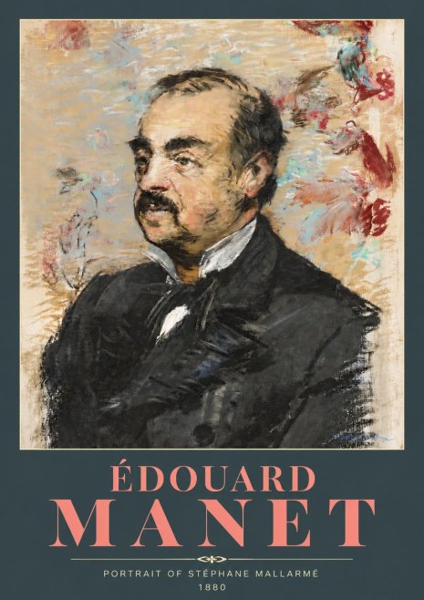Édouard Manet Portrait of Stéphane Mallarmé I No5 - Poszter