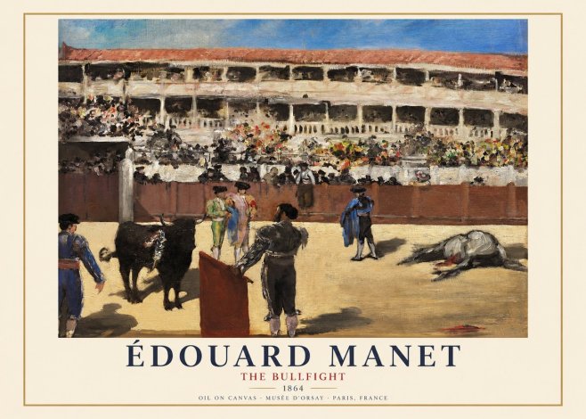 Édouard Manet The Bullfight II No1 - Poszter