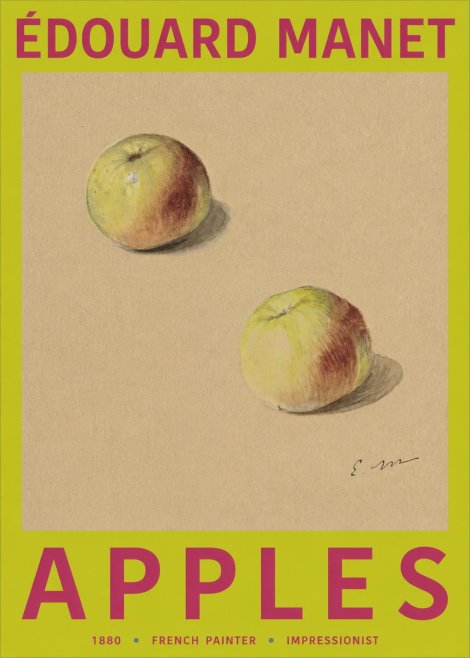 Édouard Manet Apples No2 - Poszter