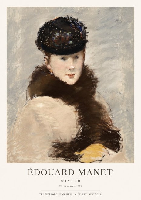 Édouard Manet Winter No1 - Poszter