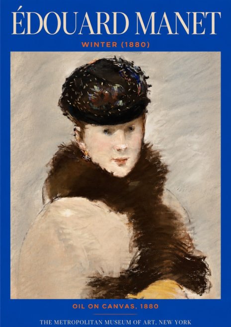 Édouard Manet Winter No2 - Poszter