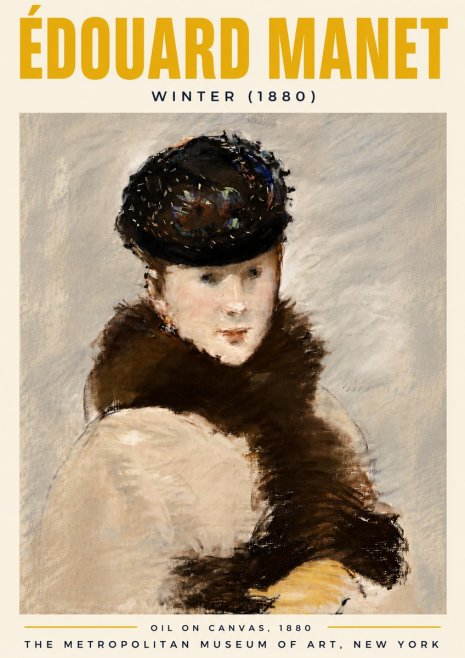 Édouard Manet Winter No6 - Poszter