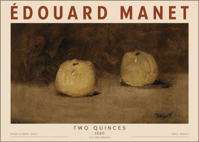 Édouard Manet Two Quinces No6 - Poszter