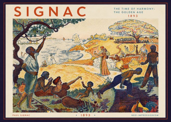 Signac The Time of Harmony: the Golden Age No6 - Poszter