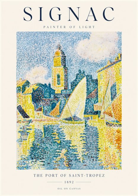 Signac The Port of Saint-tropez No1 - Poszter