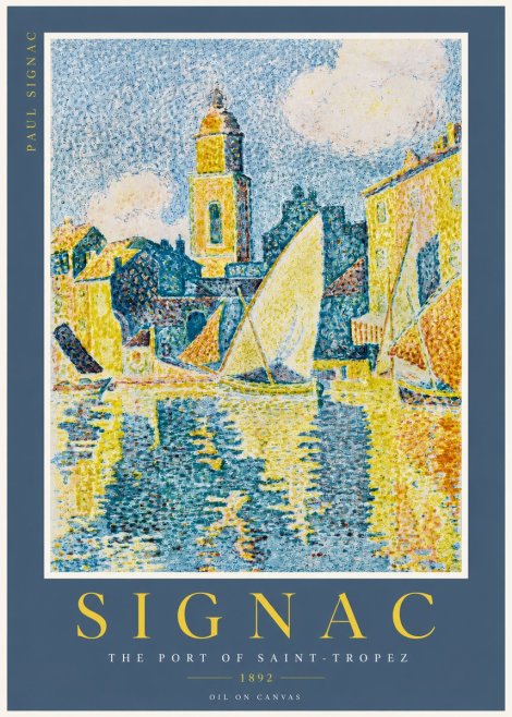 Signac The Port of Saint-tropez No2 - Poszter