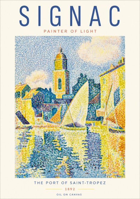 Signac The Port of Saint-tropez No3 - Poszter