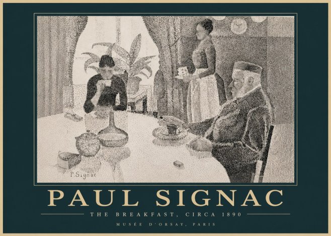 Signac The Breakfast No4 - Poszter