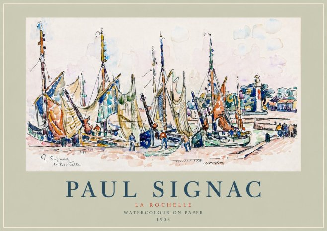Signac La Rochelle I No2 - Poszter